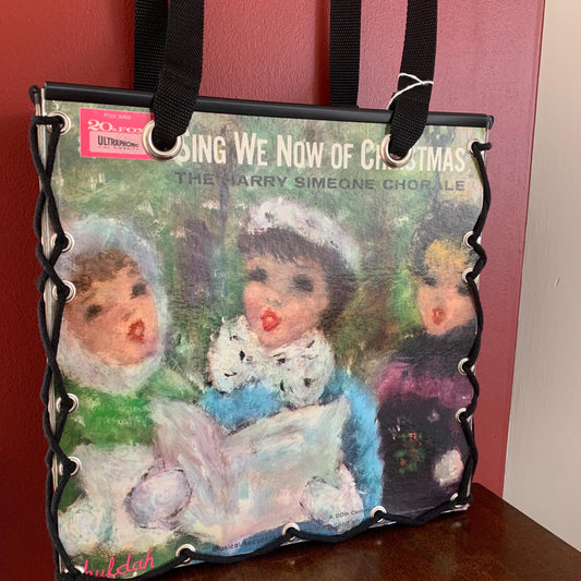 The Harry Simeone Chorale's "Sing We Now of Christmas" Record Album Cover Tote bag