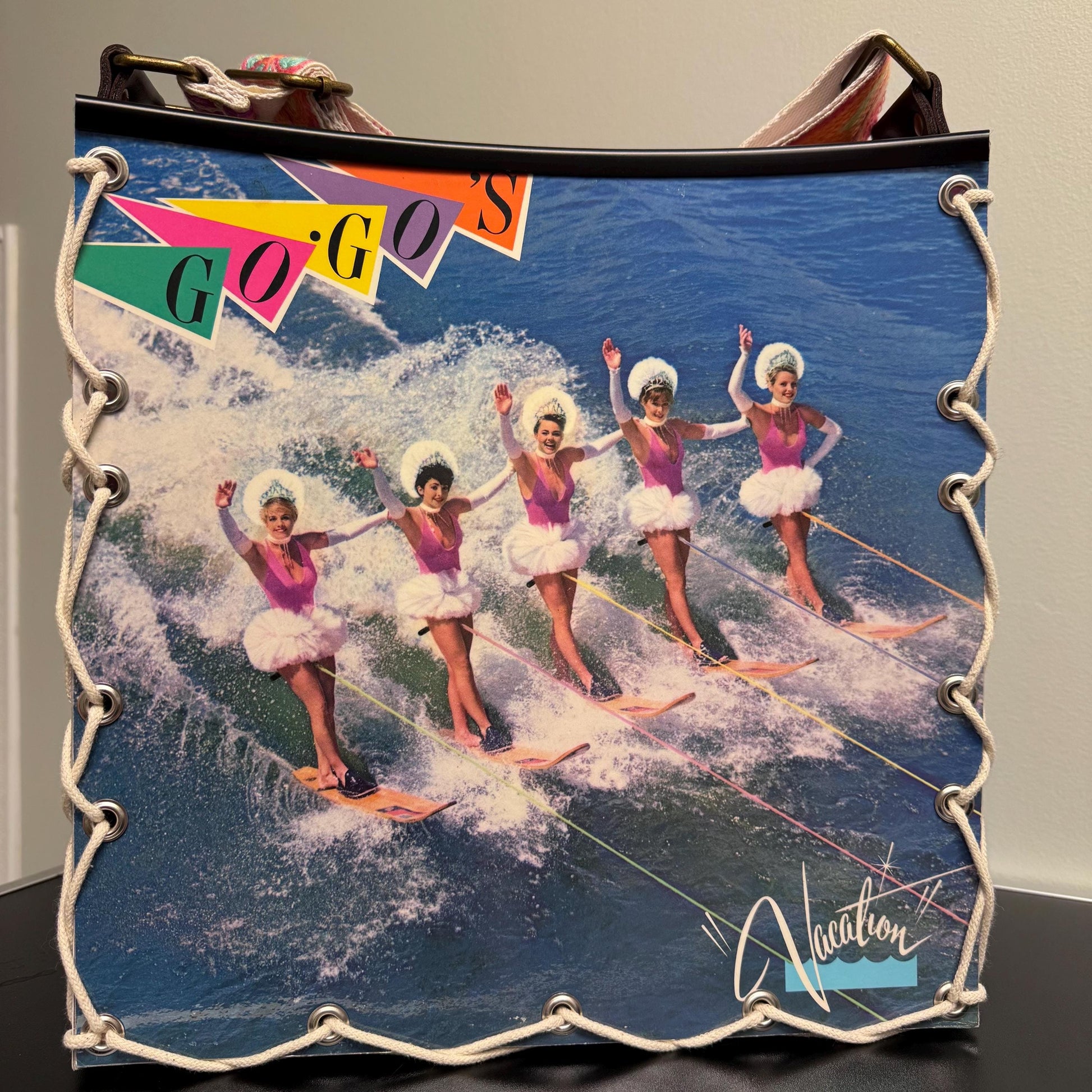The Go Gos “Vacation“ Record Album Cover Tote Bag