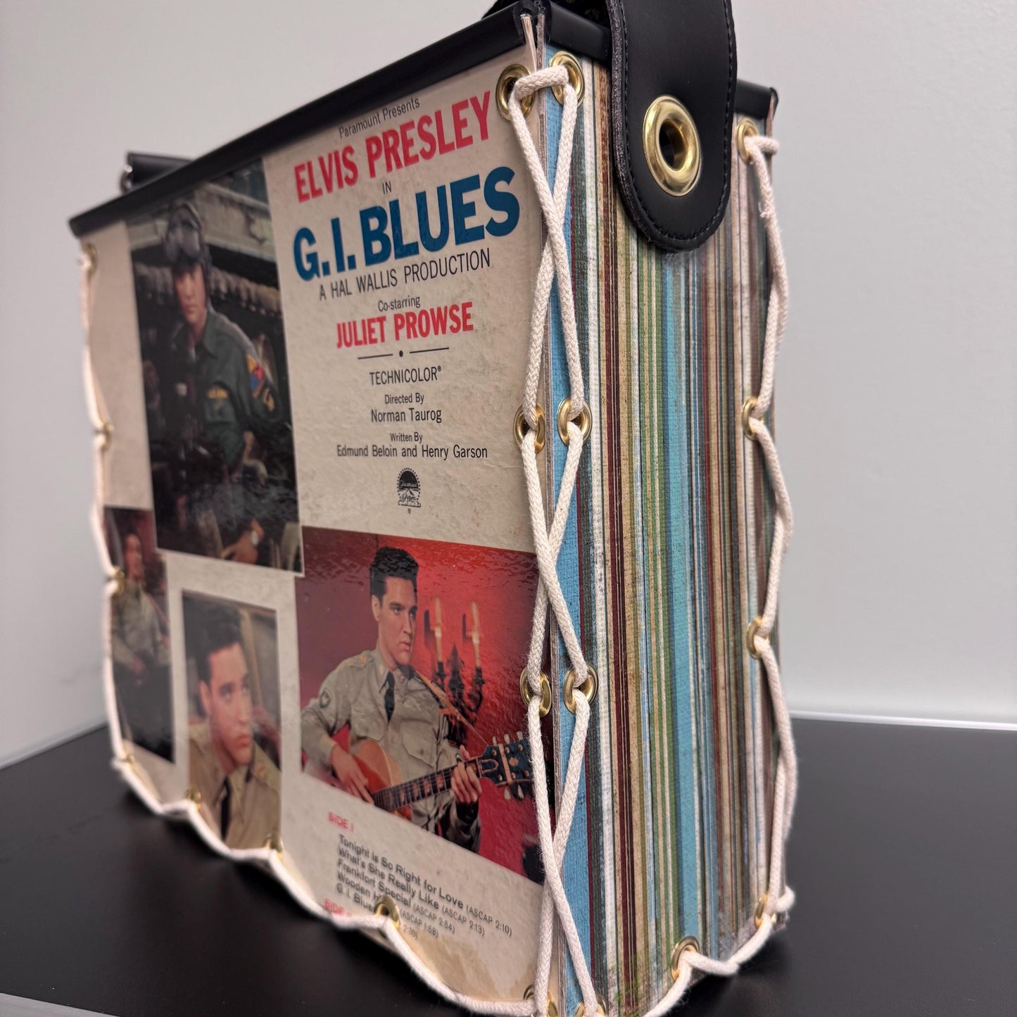 Elvis Presley “G.I. Blues“ Record Album Cover Tote Bag
