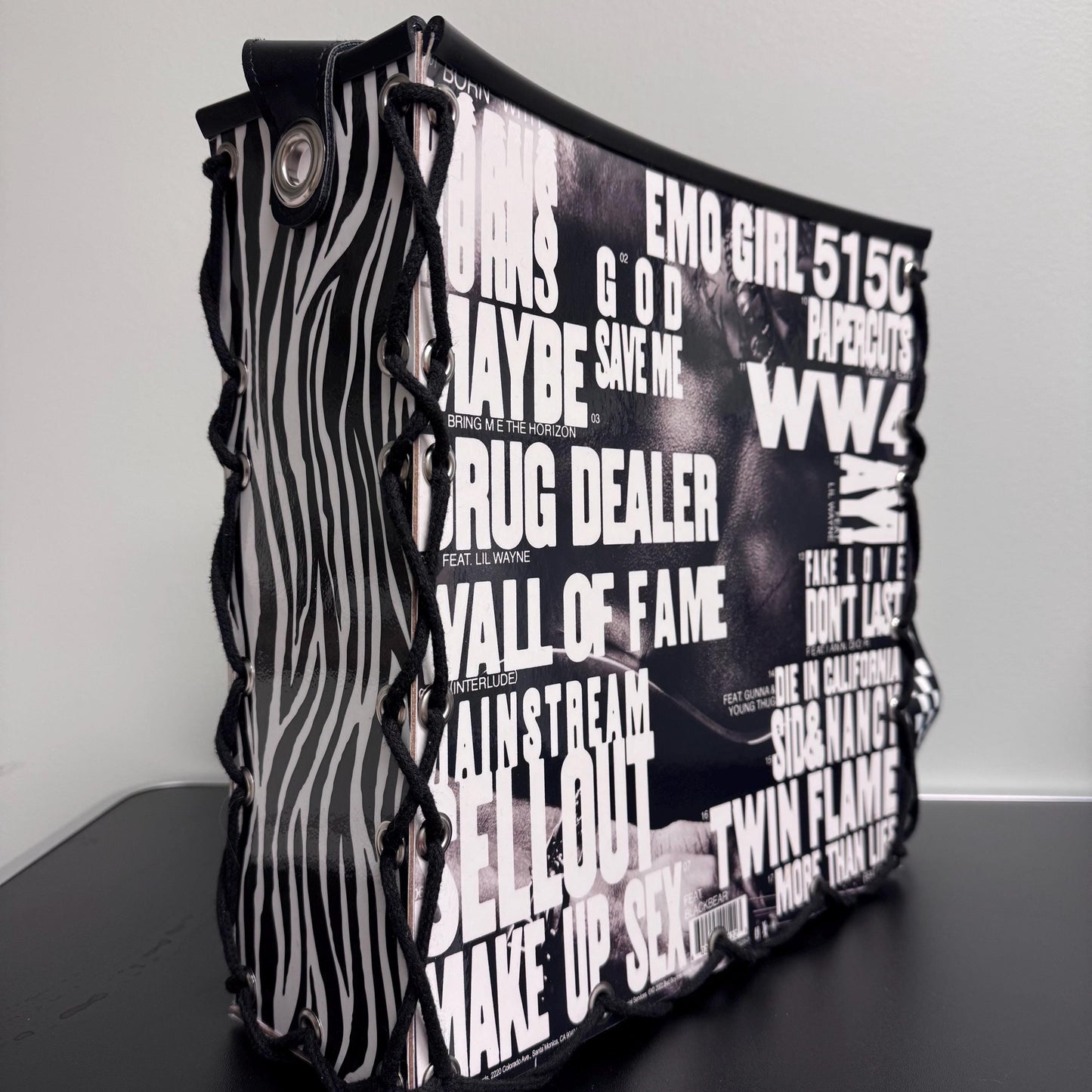 Machine Gun Kelly “Mainstream Sellout“ Record Album Cover Tote Bag