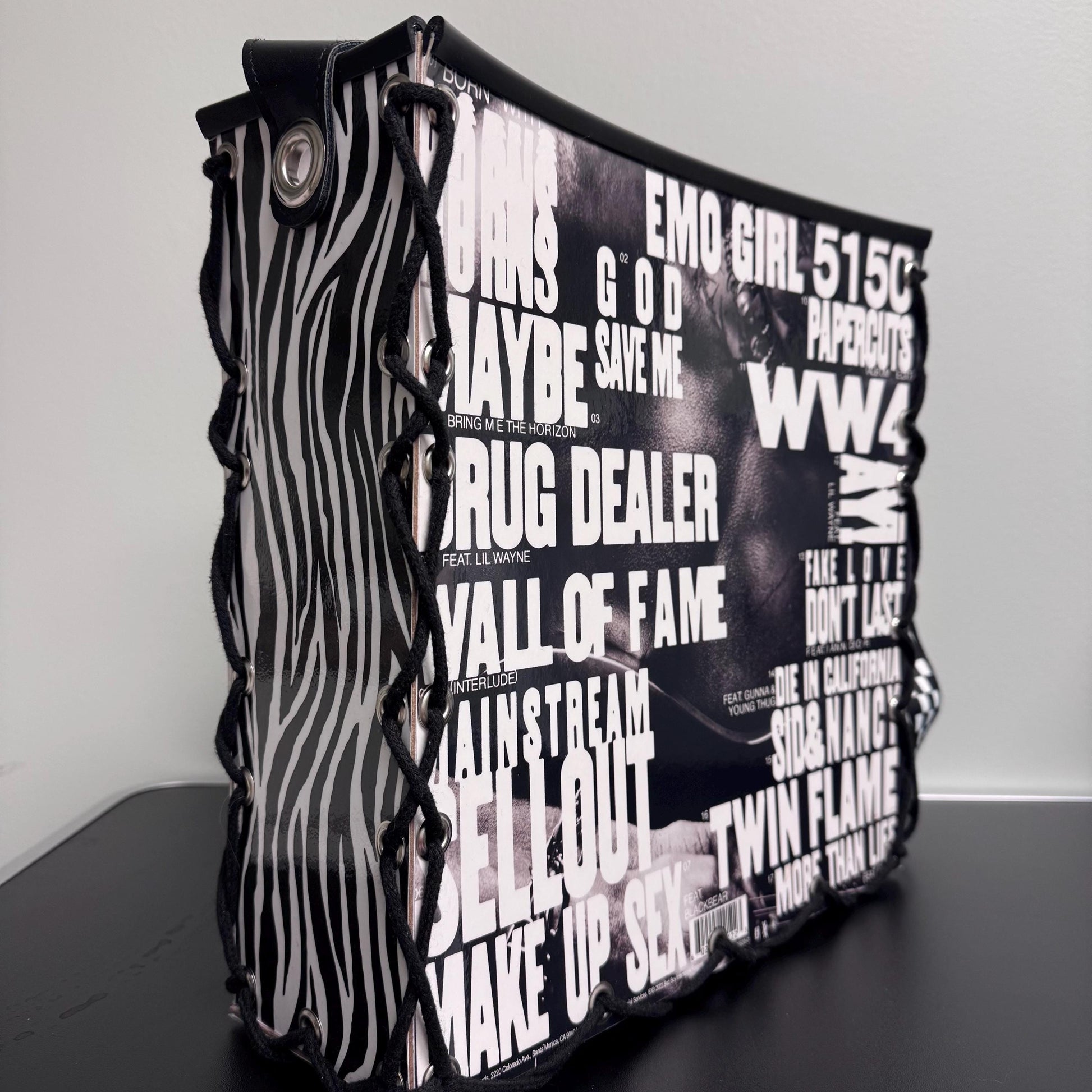 Machine Gun Kelly “Mainstream Sellout“ Record Album Cover Tote Bag