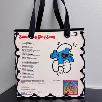 The Smurf’s “Smurfing Singalong“ Record Album Cover Tote Bag