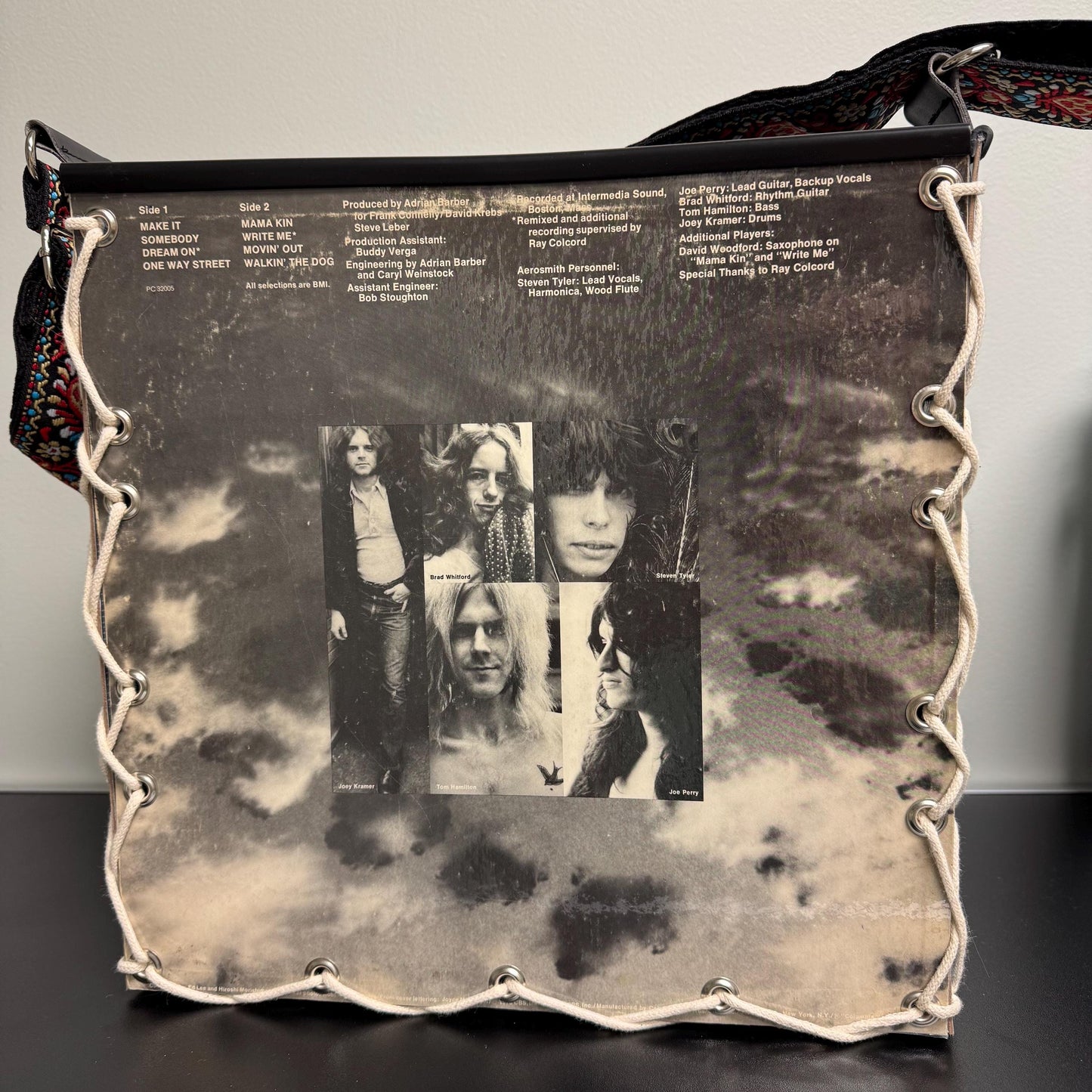 Aerosmith Record Album Cover Tote Bag