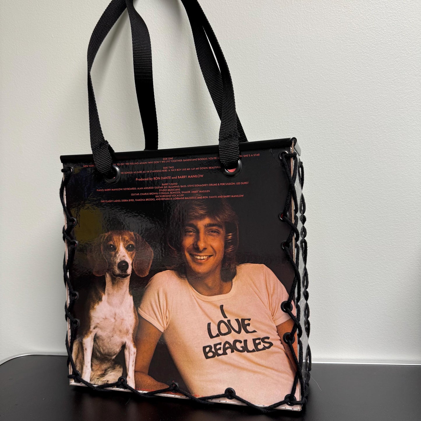 Barry Manilow “ Tryin’ to Get the Feeling” Record Album Cover Tote Bag