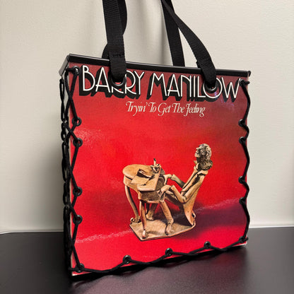 Barry Manilow “ Tryin’ to Get the Feeling” Record Album Cover Tote Bag