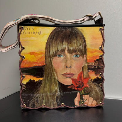 Joni Mitchell “Clouds“ Record Album Cover Tote Bag