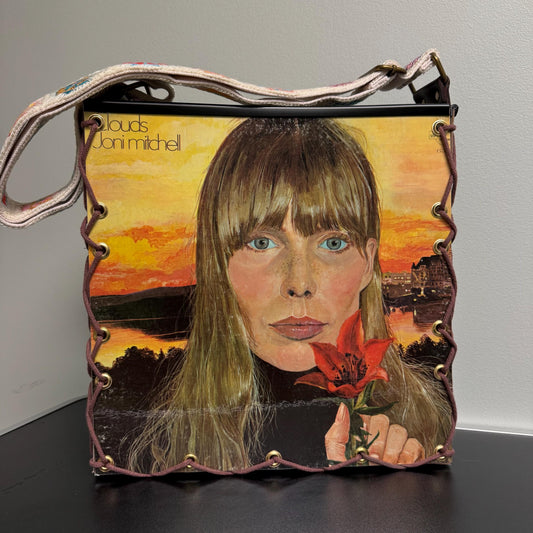 Joni Mitchell “Clouds“ Record Album Cover Tote Bag