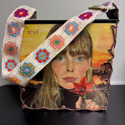 Joni Mitchell “Clouds“ Record Album Cover Tote Bag