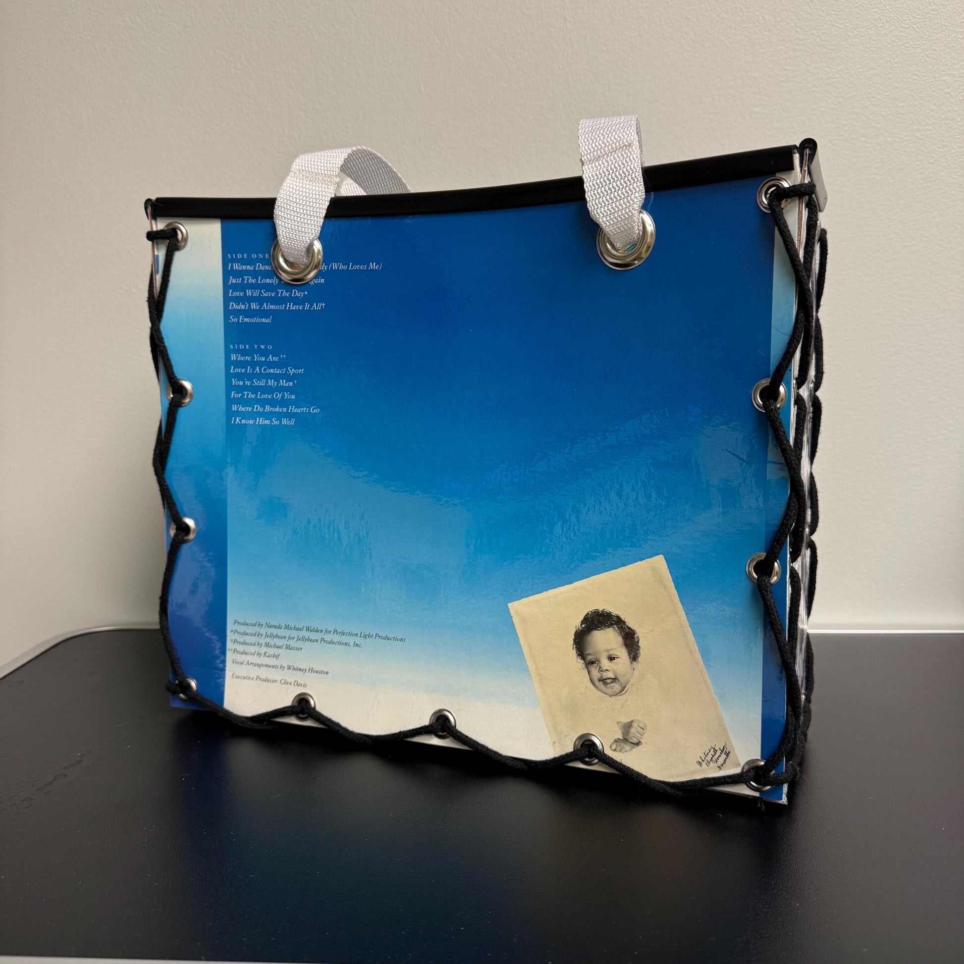 Whitney Houston’s “Whitney” Record Album Cover Tote Bag